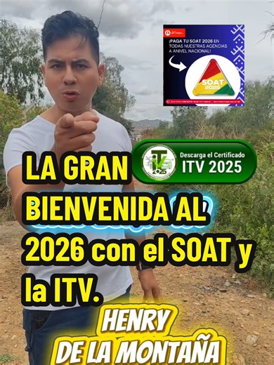 Bienvenida al 2026: SOAT y ITV al Día