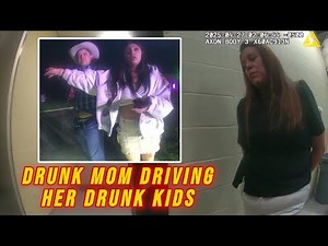 Drunk Mom Arrested for DUI After Driving her Drunk Kids Home from a Party