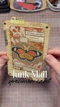 Junk mail specimen card