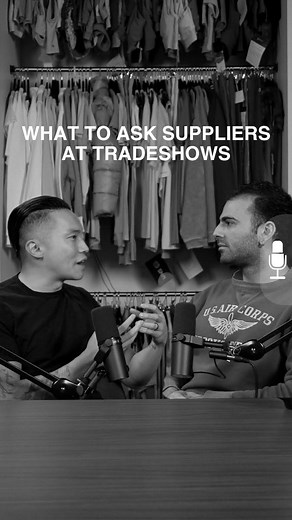 Shift Fashion Group | @joe.ng_ @wlasry | Are you asking the right questions at a Tradeshow? FULL VIDEO - LINK IN BIO #mensfashion #clothingbrand #fashion... | Instagram