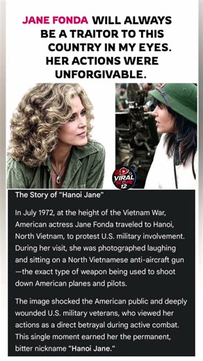 The Most Hated Celebrity Photo in American History#VietnamWar #JaneFonda #HanoiJane #MilitaryHistory