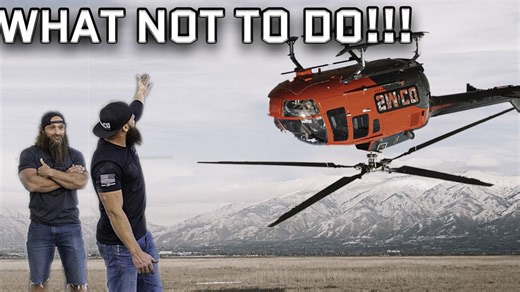 What happens when someone with no experience tries to fly a helicopter!