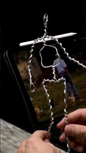 Wire armatures for figure sculpting.