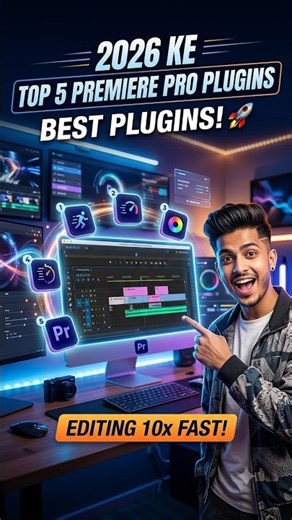 Top 5 Premiere Pro Plugins in 2026! (Editing speed 10x karo 🚀)