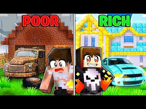 $1 Vs $968,698,968 CAR GARAGE IN MINECRAFT !