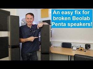 Bring your faulty Bang & Olufsen Beolab Penta speakers back to life with this easy hack!