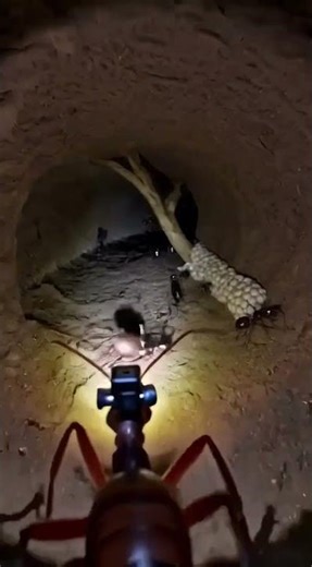 Inside an Ant Colony 🐜 | Tiny Camera Enters the Secret Underground World#shorts #aivideo