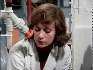 Actress Francesca Annis In Hazmat Suit
