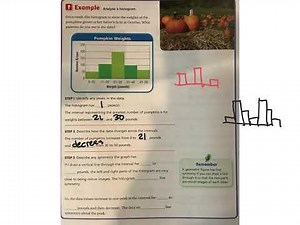 6th grade go math lesson 13.1 patterns in data
