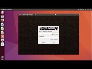 How To Install Minecraft on Ubuntu 16.10