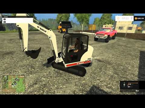 Farming Simulator 2015 - Mining and Construction Map With Mods!