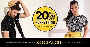 ✨It's sale time!✨ Treat yourself to 20% OFF everything at Peacocks 🤩 But be quick - sale ends midnight Monday. Use code SOCIAL20 in store. | Peacocks