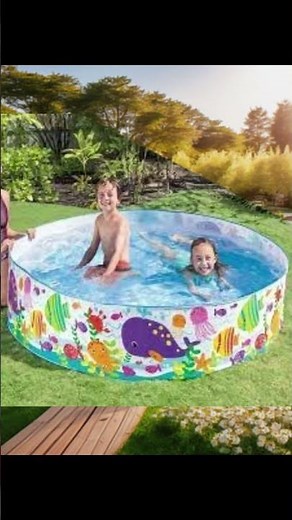 Intex SnapSet Non-Inflatable Kids Swimming Pool – Easy Setup, Durable & Fun Water Play Pool