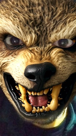 Dengerous werewolf scary sound ☠️💀☠️ #wolf #werewolf #horror #scary #spooky #creepy