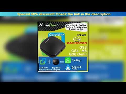 Best NCP0039 NCP0036 GAC GS8 GenII GS8 GT GS3 carbitlink easy connect adapter To CarPlay Android A