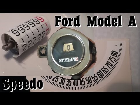 Model A Speedometer Refurbishment