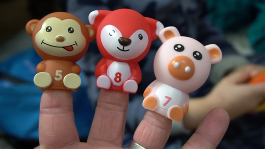 Watch These finger puppet toys are a great way to help teach kids on Amazon Live