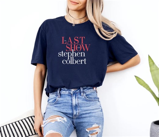 The Last Show With Stephen Colbert 2026 T-shirt, Late Night Comedy Tee, Talk Show Fan Shirt, Funny TV Show Graphic Tee - Etsy Canada