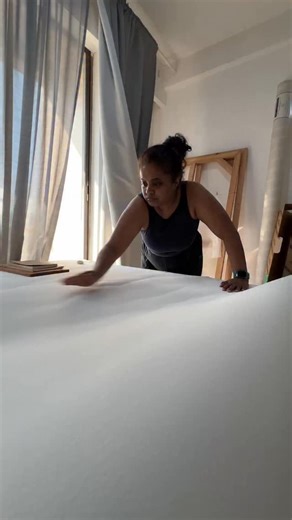 Behind the scenes with @harianddeepti for their show at @gallerynucleus. More at the link in bio. | Colossal