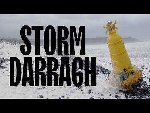 Storm Darragh North Devon. Westward Ho! 18ft Swell