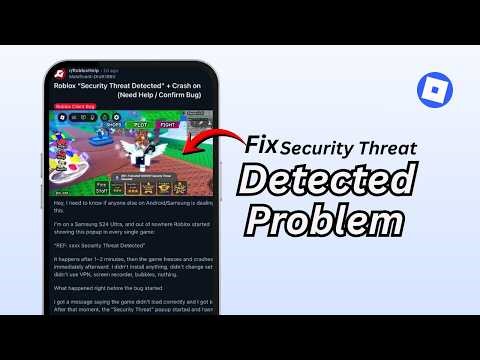 How To Fix Security Threat Detected Problem on Roblox (2026) | Roblox Mobile & PC