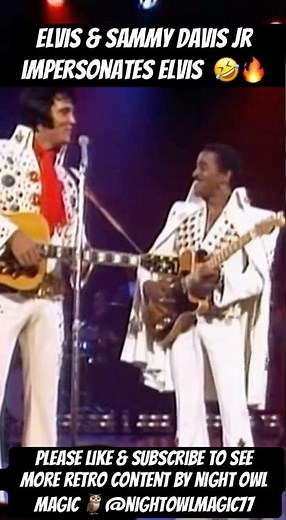 Elvis Presley & Sammy Davis Jr AS ELVIS in Vegas😂🔥