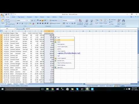 How to remove formula from excel column