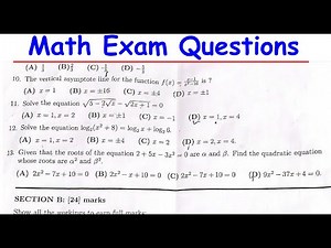 MATH TEST 2 2025 STREAM 2 | FULL SOLUTIONS & STEP-BY-STEP TUTORIAL
