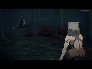 tanjiro vs Rui la quinta luna menguante