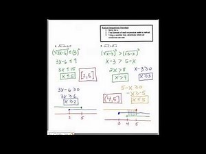 MathCamp321: Algebra 2 - Radical Inequalities