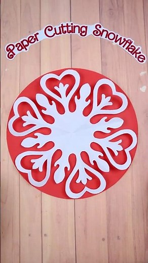 ✂️ Creative Snowflake Paper Cutting for Christmas 🎄