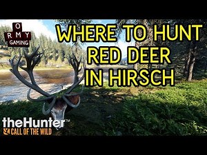 Where to hunt red deer in Hirschfelden (theHunter Call Of The Wild)