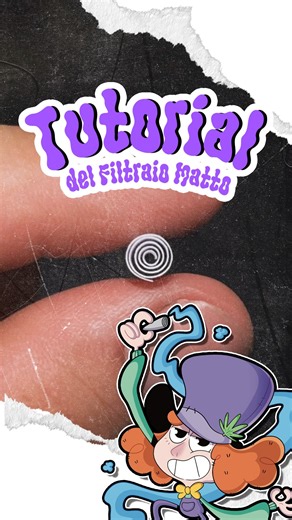 Filtroland on Instagram: "Filtraio 🎩 :” Seee Regaaa, ho visto che il Tutorial Ripasso del Cuore vi è piaciuto tantissimo ehehe Ho pensato di continuare con questa serie di Tutorial così sarete pronti a passare al livello successivo ehehe ecco a voi quello della Spirale 🔥” . . Illustrazione di @leandroligori 🔥 . . #stoned #fattanza #origami #handmade #tutorial"