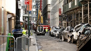Demolition of Collapsed NYC Parking Garage Continues