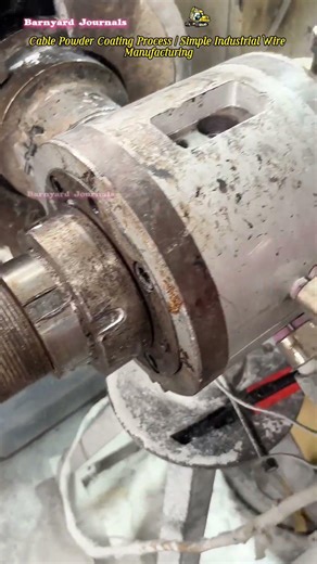 Procédé de revêtement par poudre des câbles | Fabrication industrielle simple de fils métalliques