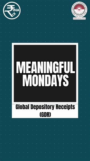 Finatix - The Finance Club of IIM Raipur on Instagram: "Continuing our Meaningful Monday series where we explain financial concepts simply 💡 GDR made simple A GDR (Global Depository Receipt) allows investors to invest in foreign companies through international stock exchanges outside the company’s home country. They are usually traded in US dollars or euros, making global investing easier while helping investors diversify their portfolios across geographies. #investingbasics #financeconcepts #g