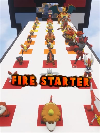 Pokemon Minecraft Guess Who: Every Fire Starter Revealed