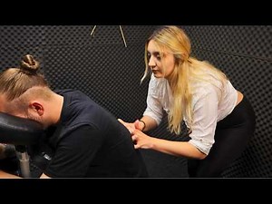 BACK MASSAGE ASMR | SOFT CHAIR MASSAGE