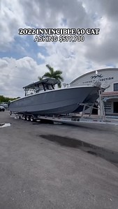 FOR SALE | 2022 Invincible 40’ Catamaran If you’re looking for a center console that refuses to compromise—on speed, fishability, or comfort—this 2022 Invincible 40 Catamaran delivers in every category. Powered by quad Mercury Racing 450R outboards with just 324 hours, this boat rockets to a blistering 75 mph with ease, offering the kind of performance only a stepped-hull power catamaran can provide. Asking $599,900 | Send us a DM to learn more information! #marineconnection #boating #invincible