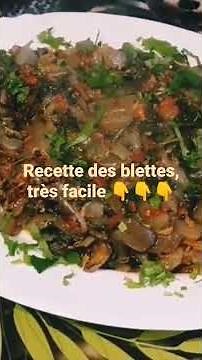 recette des blettes façon Nadia Aouane