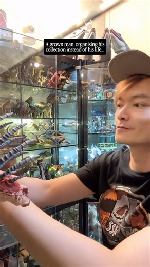 At least my collection is organized. #toycollector #collector #collection #dinosaur #jurassicworld