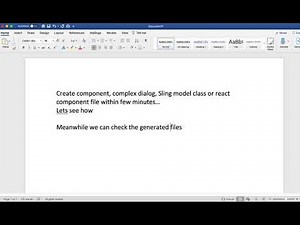 AEM Component generator - Part 1