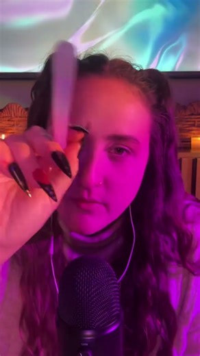 Tracing your face 💕 #asmr #shorts