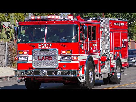 LAFD *New* Engine 207 Responding
