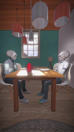 Suitable for vegetarians? 🤔 #alien #dadjokes #badjokes #funny #aliens #animated #comedy