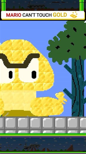 SUPER MARIO CAN'T TOUCH GOLD 08 #mario #supermario #supermariobros #pixnail