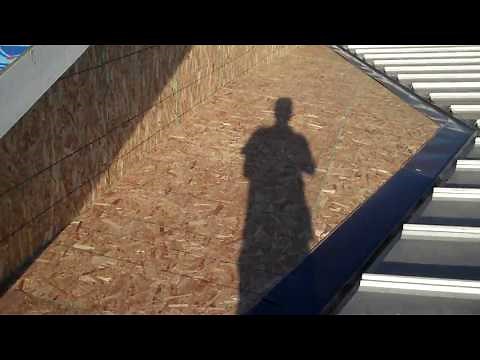 How to build a cricket on a low slope metal roof #5