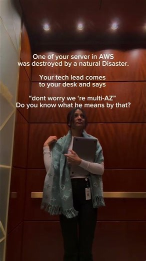 Is your Techlead right? Is being multi AZ sufficient in this case? Probably not.