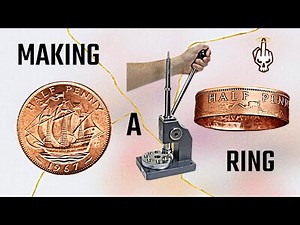 DIY Coin Ring Making – Turning a British Half Penny Coin Into a Bronze Ring