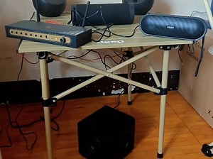 几个小音箱加个5.1解码器组5.1声道玩一下，QQ音乐网络串流播放试听